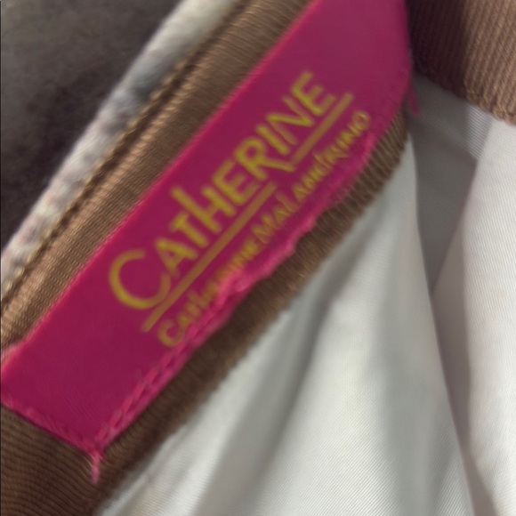 Catherine Malandrino Textured Brown Pencil Skirt - Picture 6 of 7